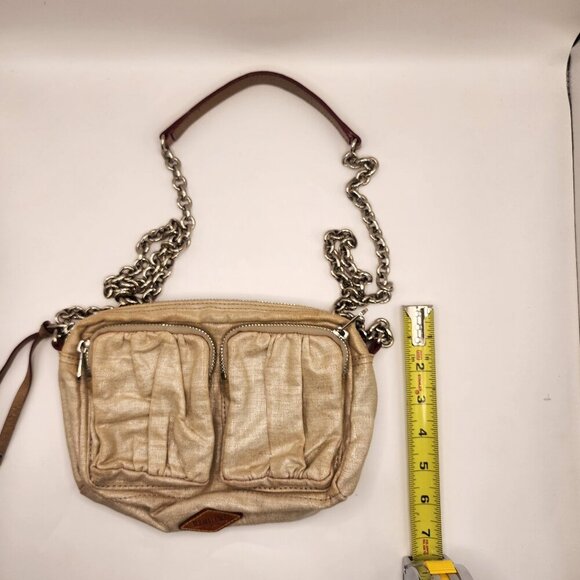 MZ Wallace Gold Metallic Crossbody - Picture 8 of 10